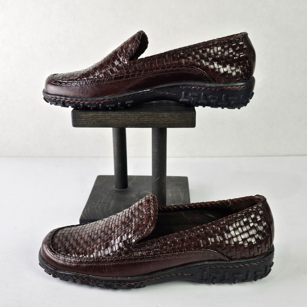 Cole Haan Women's Country Adrien F9425 Brown Leather Slip On Loafers Sz 5.5B - Picture 2 of 9